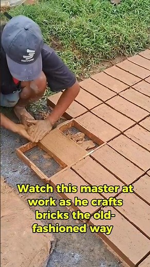 Making Bricks by Hand: The Art Behind Every Brick #brick #brickwork
