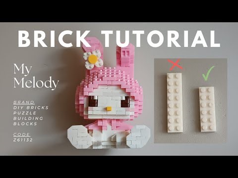 How to Build My Melody (Sitting) | DIY Bricks Puzzle Building Blocks Tutorial Z61132 (6 Sections)
