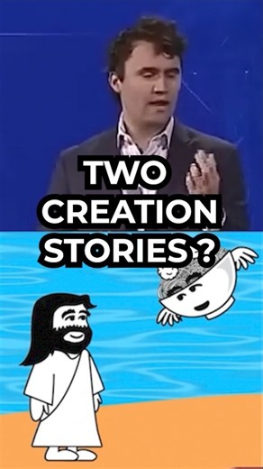 Did Charlie Kirk LIE about 2 creation stories in the Bible? #charliekirk #bible #shorts