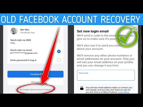 How to Recover OLD Facebook Account without Phone Number & Email || Facebook Account Recovery 2023