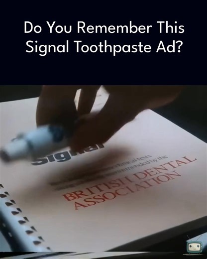 The Signal toothpaste advert from the late 1970s featured a school preparing for an *Alice in Wonderland* play. The teacher searched for Alice, only to find she was at the dentist. The advert ended with a reminder that regular brushing with Signal helped avoid such dental troubles. The advert was part of a long-running campaign by Unilever that focused on family health and trust, rather than glamour or humour, which was unusual for toothpaste commercials at the time. It was filmed in a real prim