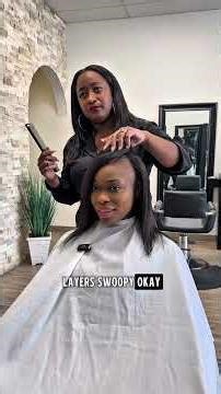 She Flew In For This Big Chop! ✂️✈️ | #haircut #healthyhair #silkpress