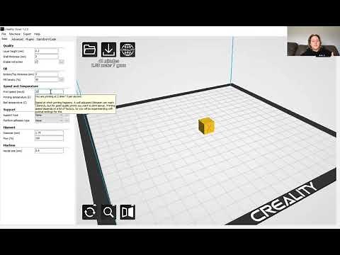 How to Load a 3D Model and Slice using Creality Slicer Software