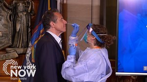 WATCH: Gov. Andrew Cuomo was tested for COVID-19 on live, national television Sunday. He made a plea for more New Yorkers to get tested as regions start to reopen their economies. Both the Capital Region and Western New York could start the first phase of reopening this week after they met a few more of the state's metrics: https://nynow.wmht.org/blogs/health/cuomo-gets-covid19-test-on-live-tv-asks-more-nyers-to-get-tested/ | New York NOW | Facebook