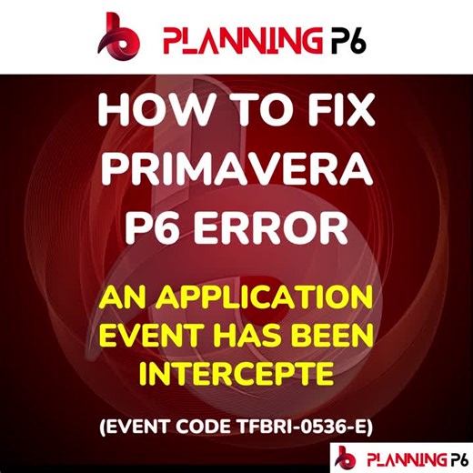 #primaverap6 #primaverap6error #primaverap6troubleshooting #primaverap6tutorial #p6errorfix #primaverap6crashfix #planningp6 #projectscheduling #constructionplanning #primaverap6training… | PlanningP6