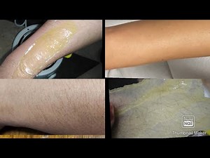 How to Wax at home || Brazilian Wax tutorial for hair removal || painless and stripeless waxing