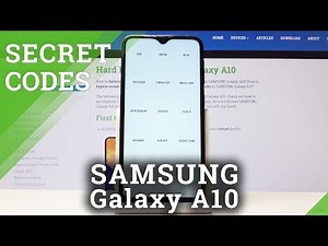 Special Codes for SAMSUNG Galaxy A10 - Hidden Features / Secret Options