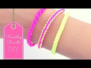 DIY Friendship bracelets ( EASY)