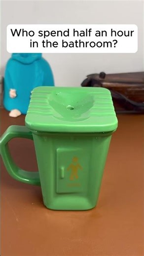 🔔 Best gag gift for friends ( # 2378 ) Squatting Toilet Shape Ceramic Mug