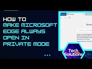 ✅ How to Make EDGE Always Open in PRIVATE MODE (Automatically)
