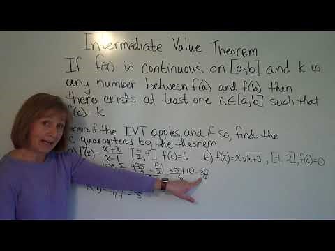 Intermediate Value Theorem (IVT) explained with examples