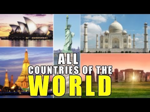Countries Of The World | All 195 Countries Of The World - World Geography #worldcountries