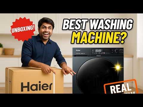 Haier Washing Machine Unboxing & Review: Your Ultimate Buying Guide! ‪@HaierIndia‬ ‪@haierglobal1984‬