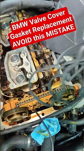 BMW Valve Cover Gasket Replacement BMW X3 X4 X5 X6 F10 F30 F11 F31 F15 E90 E60 E70