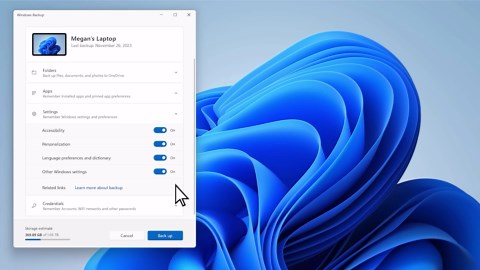 Back-ups maken en herstellen met Windows Back-up