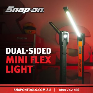 🔦 Illuminate your work with precision with Snap-on's Mini Flex Light! 💡 Compact, yet powerful, this versatile tool features brilliant LED technology for crystal-clear visibility, rugged durability to handle tough workshop conditions, and an ergonomic design for comfortable, all-day use. Ready to enhance your portable lighting? Contact your local Snap-on franchisee to get your hands on our mini flex light today! | Snap-on Tools