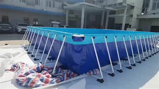 Swim Pool Metal Frame Above Ground for Water Obstacle With Frame Ladder