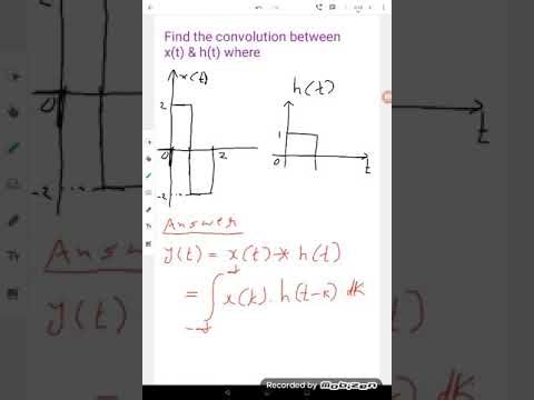 #graphical #convolution Convolution between 2 continuous signals.