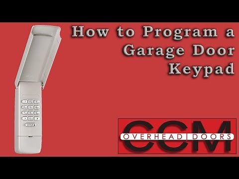 How to Program an 877 max Keypad to a Liftmaster Garage Door Motor | Yukon OK