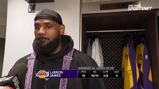 LeBron: "It's always a challenge anytime you play Golden State. It's been like that for the last..over a decade." | Spectrum SportsNet