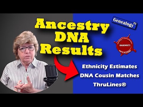 AncestryDNA® Results: Tutorial - How to Use Ethnicity Estimates, DNA Cousin Matches, & ThruLines