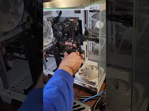 Gpu reinstall with riser.