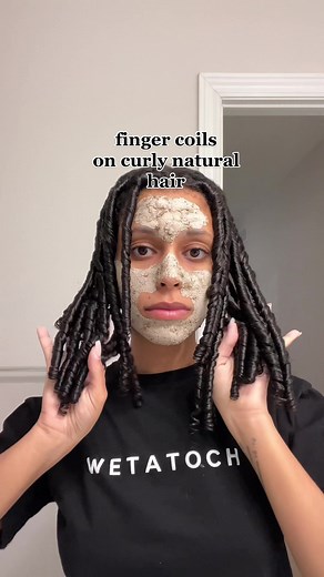 Finger Coils Tutorial for Natural Curly Hair