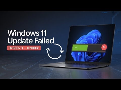 Fix Windows 11 Update Error Code 0x80007D – 0x20006 | All Working Methods