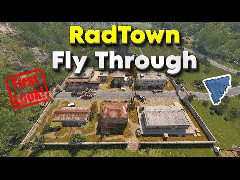 Updated RadTown Monument - BluePrint Fragments