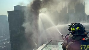 68K views · 1.7K reactions | FDNY units are currently operating at a crane collapse and fire at 550 Tenth Avenue in Manhattan. Please use caution in the area. | New York City Fire Department (FDNY) | Facebook