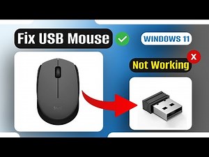How to Fix USB Wireless Mouse Not Working on Windows 10/11!