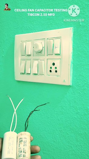 Ceiling Fan Capacitor Testing #tibcon #fancapacitor #reels #fbrels #ceilingfan | minar electrical pitlam