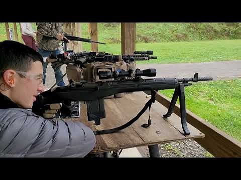 Springfield M1A Scout Squad & Burris 2-7× Scout Scope. #SpringfieldM1A #saiga12