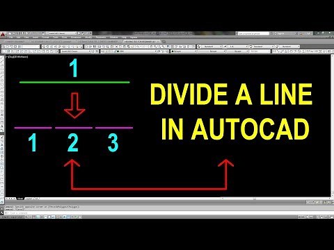 How to divide a line In Autocad