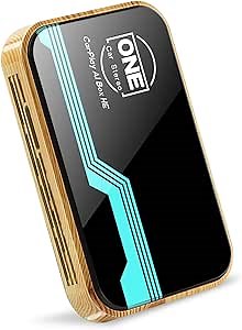 CarPlay Ai Box HE, Wireless CarPlay Android Auto Adapter Stream Media to Your Car via Netflix YouTube Hulu, Magic CarPlay Box 3.0 Support GPS HD MI USB BT, for OEM Wired CarPlay 4+64