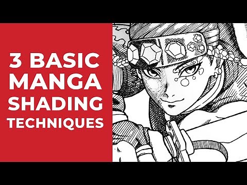 3 Basic Manga Shading Tutorial Using Dip Pens | How to Draw Manga for Beginners