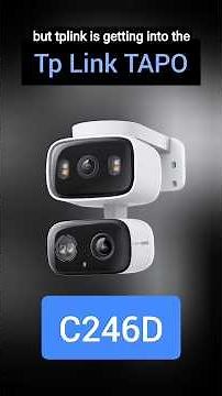 TP Link Tapo C246D Wi-Fi Security Camera with Dual Lenses #tplink #tapo #securitycamer