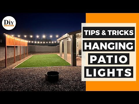 Tips & Tricks To Installing Patio Lights | Gpatio String Lights