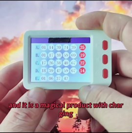 Lottery Ball Machine, Ai Algorithm Probability Picker Device, Built-in Rechargeable Battery, Lottery Number Picker with Various Lotto Games