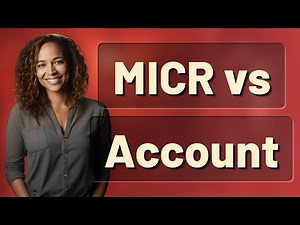 What Makes the MICR Number Different from Your Cheque's Account Number?