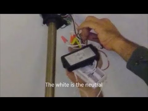 Replace A Bad Ceiling Fan Remote Control With Universal Remote Control - Step By Step