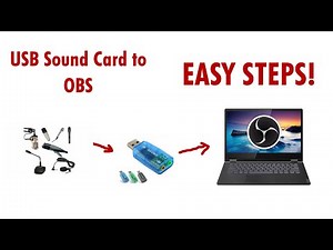 How to use USB Soundcard to connect external microphone into OBS Studio