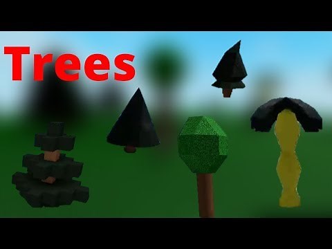 How To Build 5 Different Trees In Blockate!