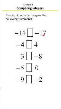 More Practice Comparing Integers Using Inequalities Made Easy! 🔢💡 | Pre-Algebra Basics, Ex 2