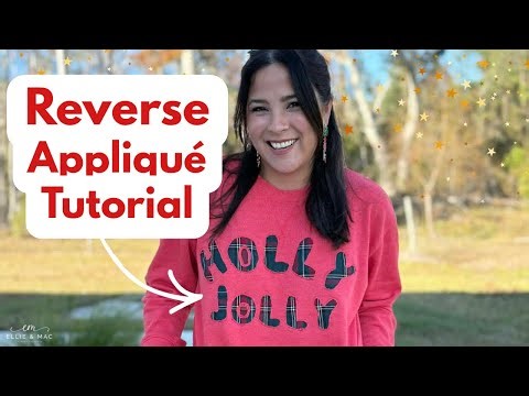 Let's Reverse Applique a Sweatshirt | Easy Fun Sewing Tutorial