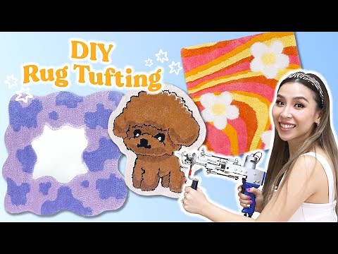 I Tried Making Custom Rugs - Tufting For Beginners