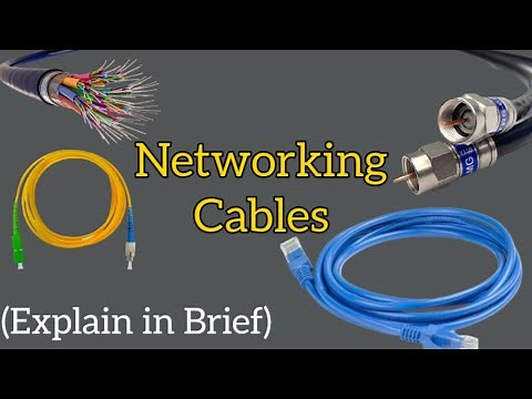 Networking Cables & Types Of Networking Cables | Coaxial, Twisted Pair, Fiber Optics Cable