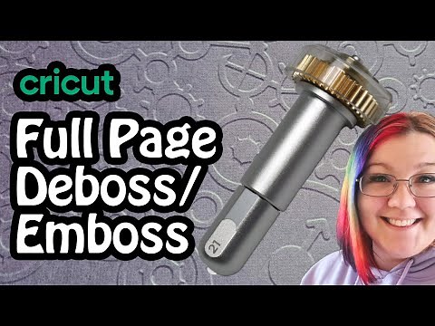 Emboss a Full Page Pattern with This Easy Cricut Tutorial