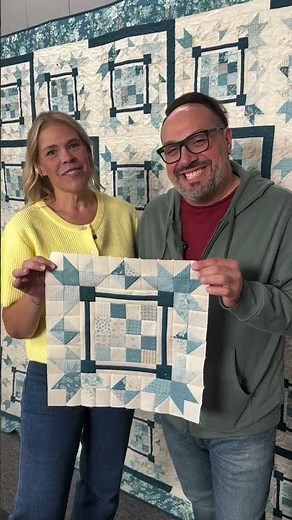 Learn a New Method To Make Half Square Triangles Easily with Michael Nardi & Natalie Doan