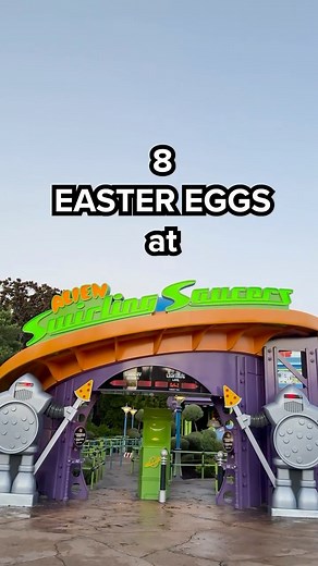 Pixar on Instagram: "OoOOooh! Can you spot these intergalactic easter eggs at Alien Swirling Saucers in Disney’s Hollywood Studios at @WaltDisneyWorld Resort! "